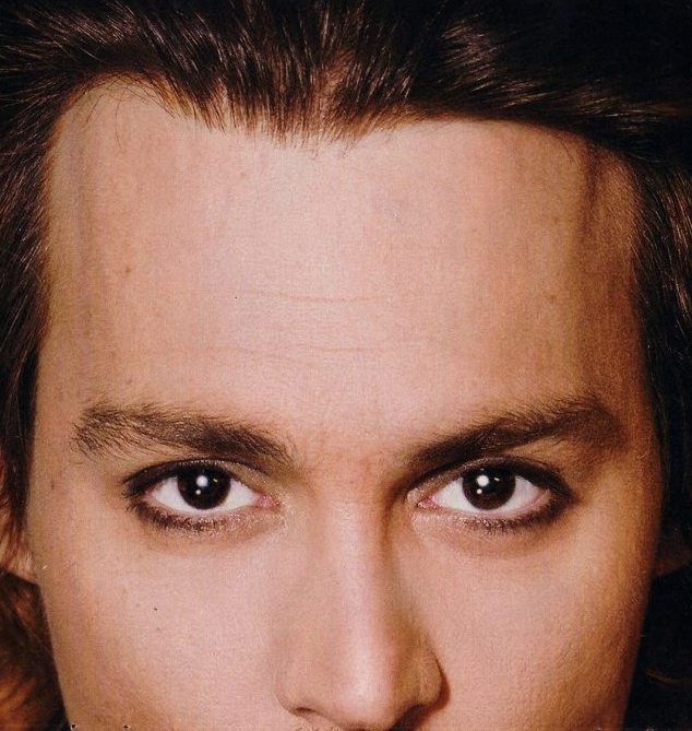 Johnny Depp With Eye Liner