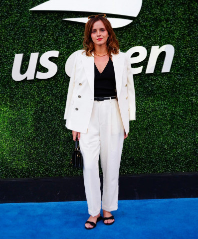 Emma Watson at the 2023 US Open Tennis Championships New York City