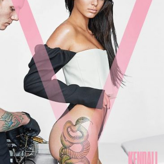 Kendall Jenner's Tattoo On The V Magazine Cover