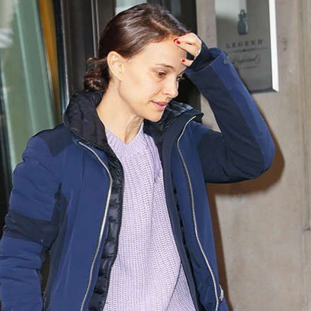 Natalie Portman spotted near the hotel, where Meghan Markle's private party was