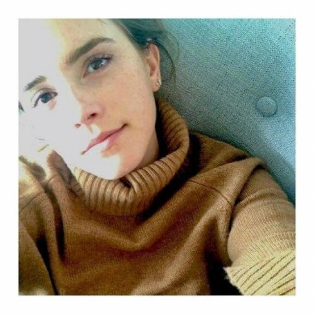 Actress Emma Watson showed how she looks in life