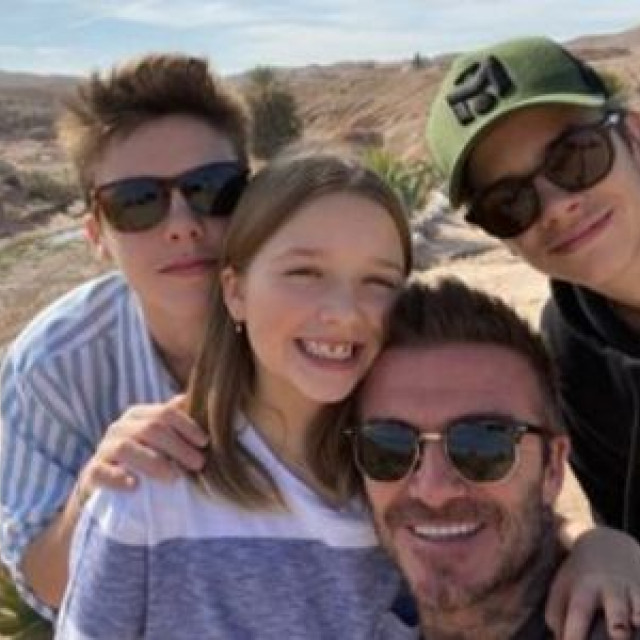 Victoria Beckham showed a photo from Morocco