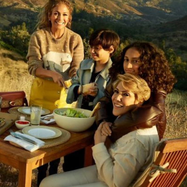 Jennifer Lopez and her family appeared in the Coach commercial