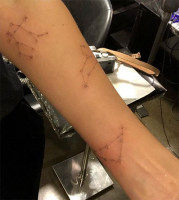 Jessica Alba made an unusual tattoo in honor of her children