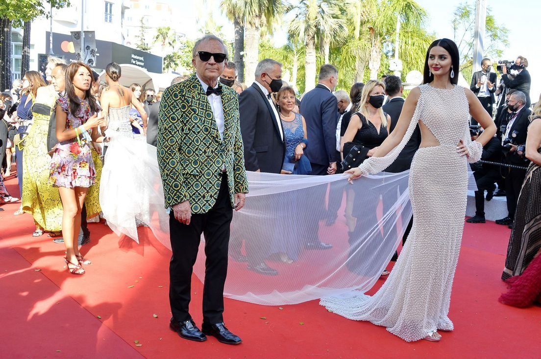 Mahlagha Jaberi at the premiere of "Aline" during the Cannes Film Festival 