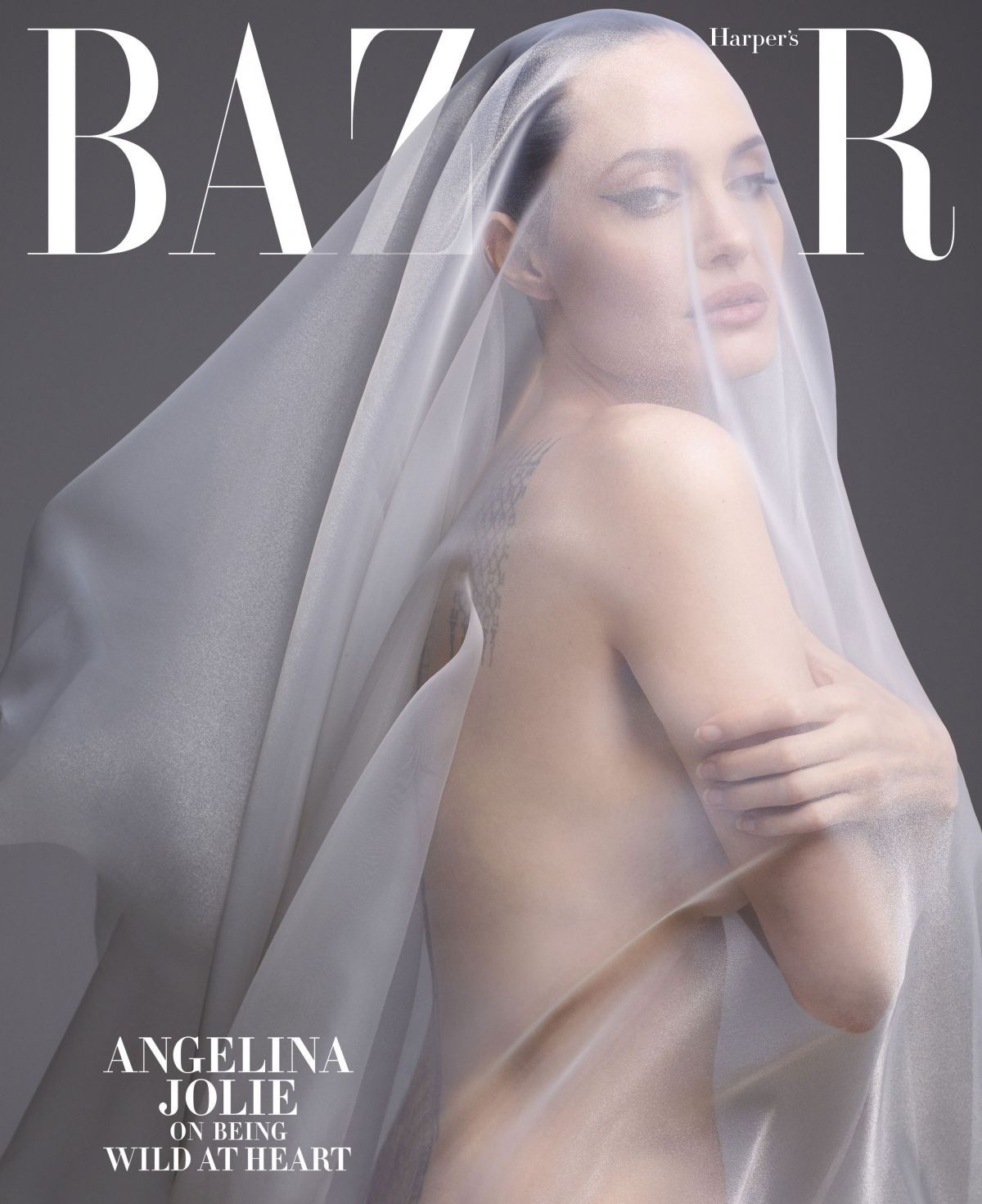 ANGELINA JOLIE in Harper’s Bazaar Magazine, December 2019/January 2020