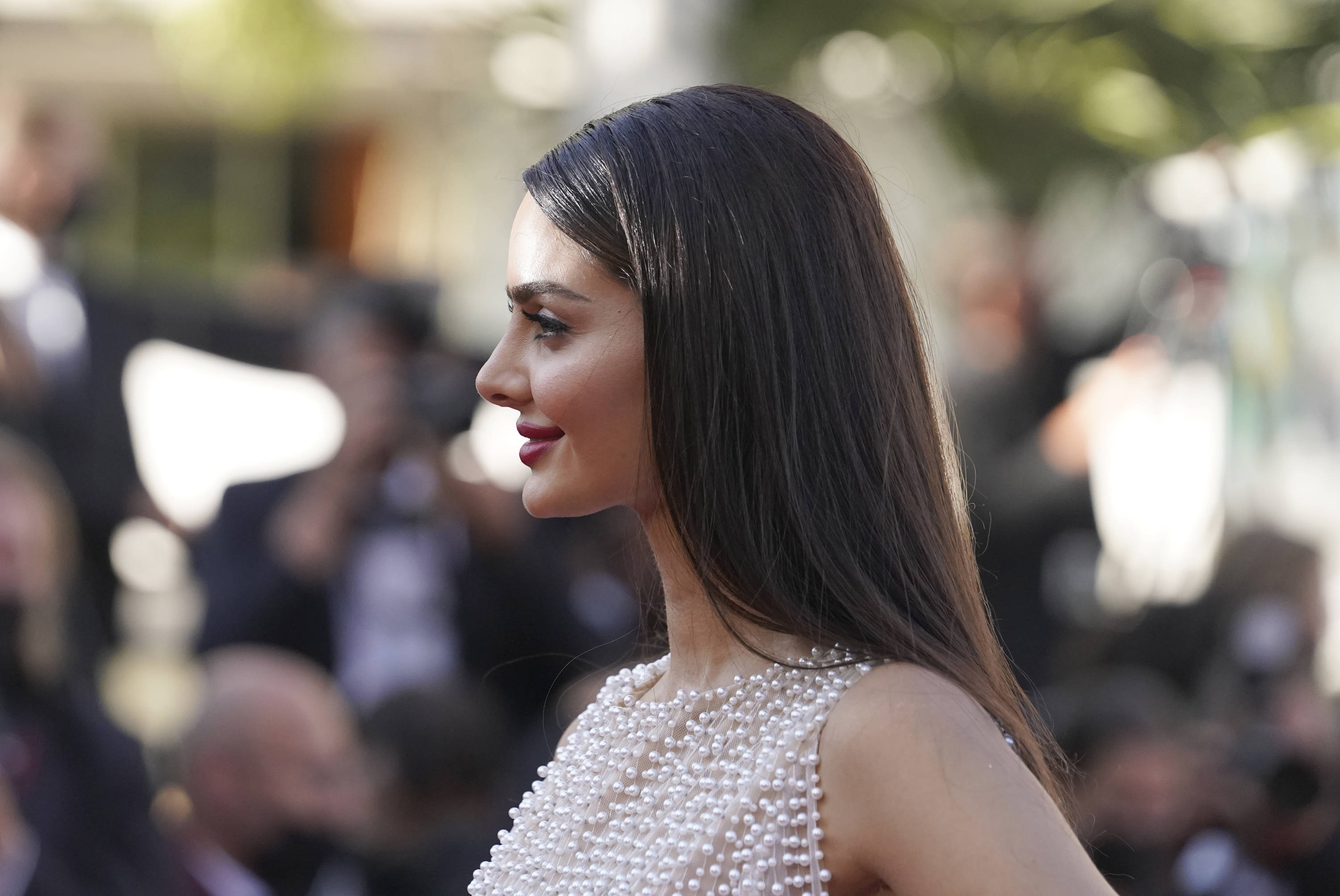 Mahlagha Jaberi at the premiere of "Aline" during the Cannes Film Festival 