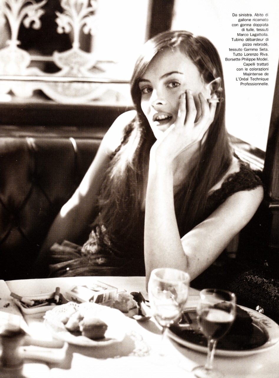 Michelle Behennah - Vogue Italia, March 1995