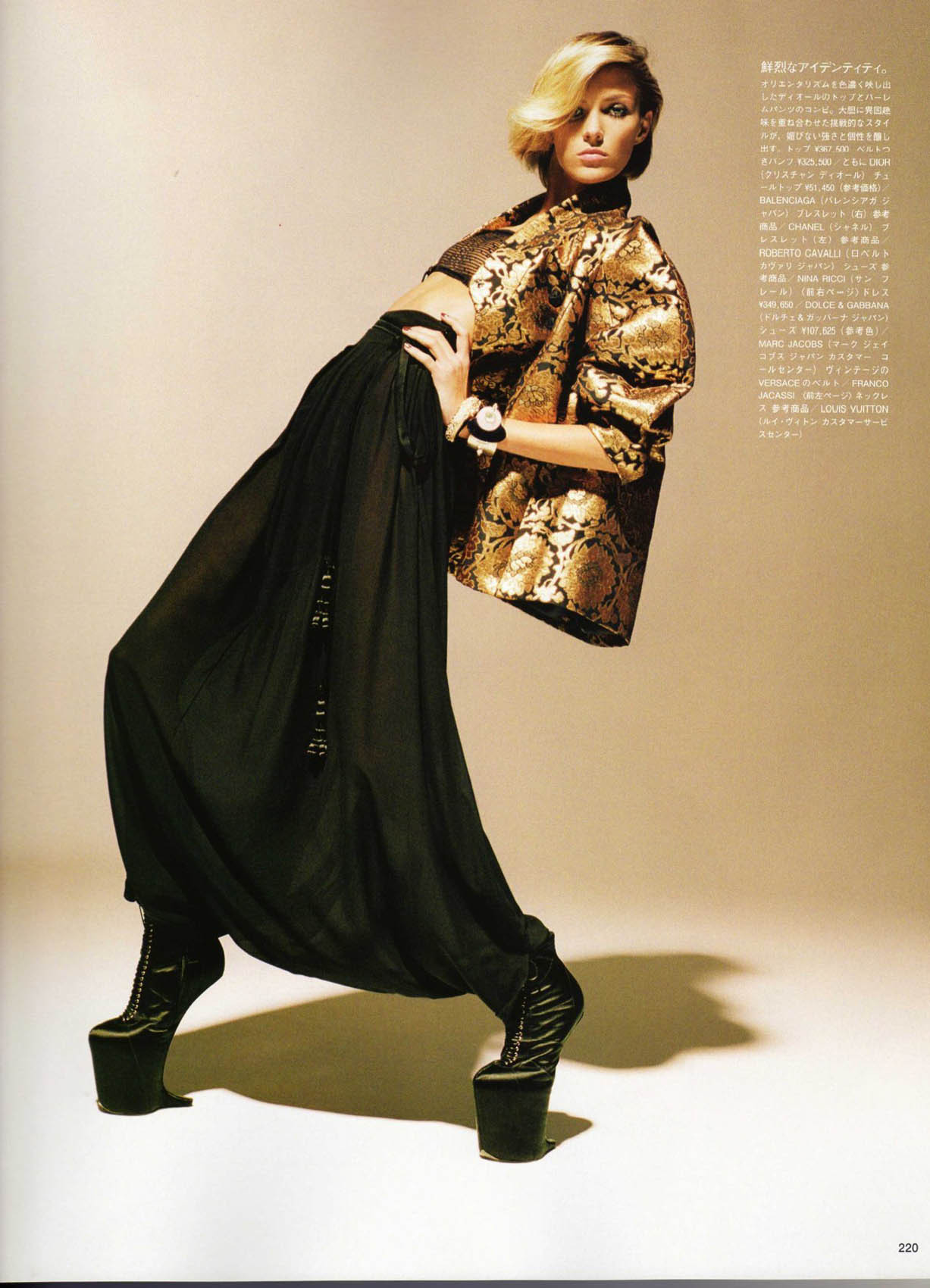 Аня Рубик для Vogue Japan