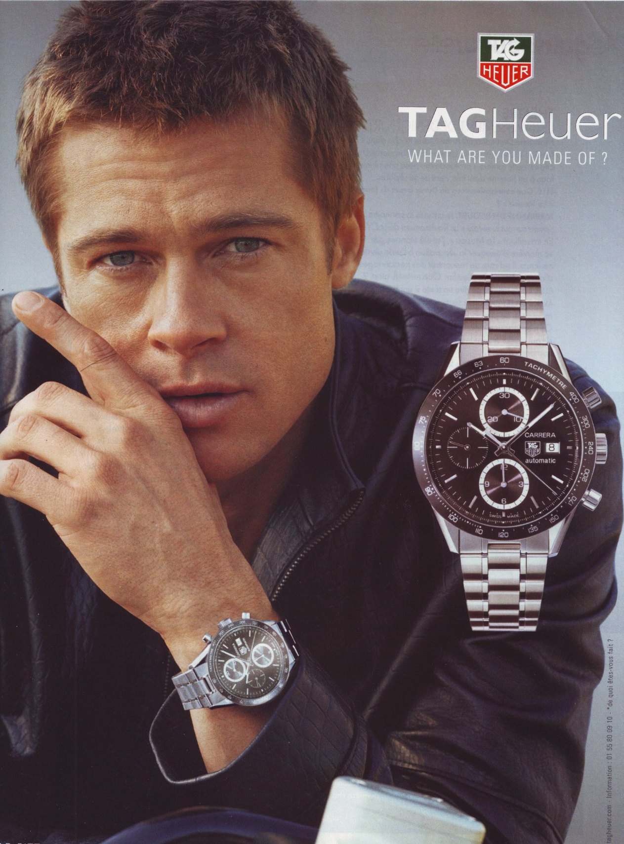 Музыка реклама часов. Часы Carrera Брэд Питт. Tag Heuer Monaco Brad Pitt. Tag Heuer cv2010-4. Брэд Питт реклама часов.