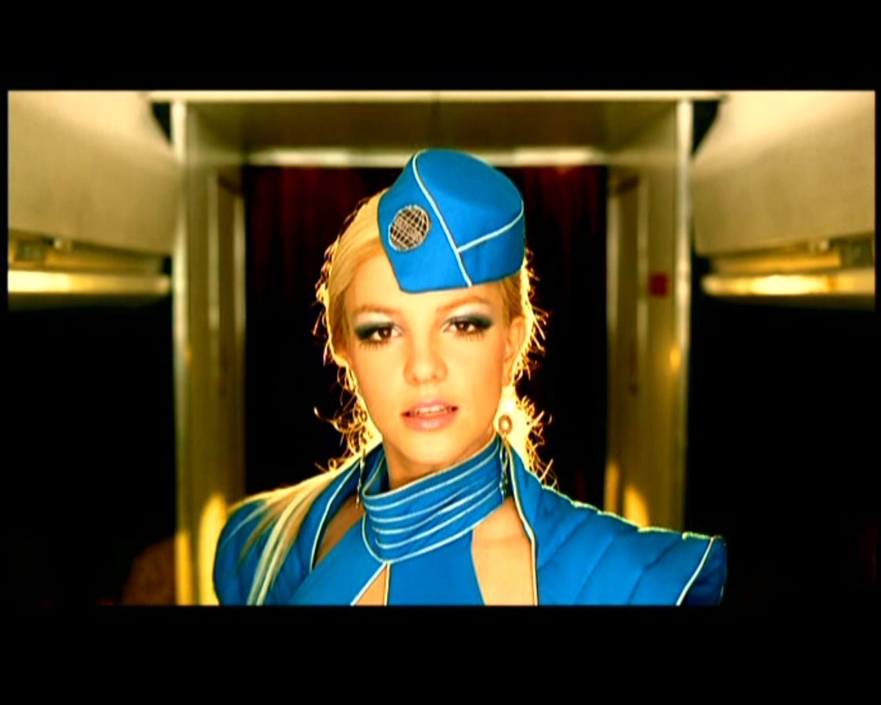 Flight Attendant Britney Spears Costume