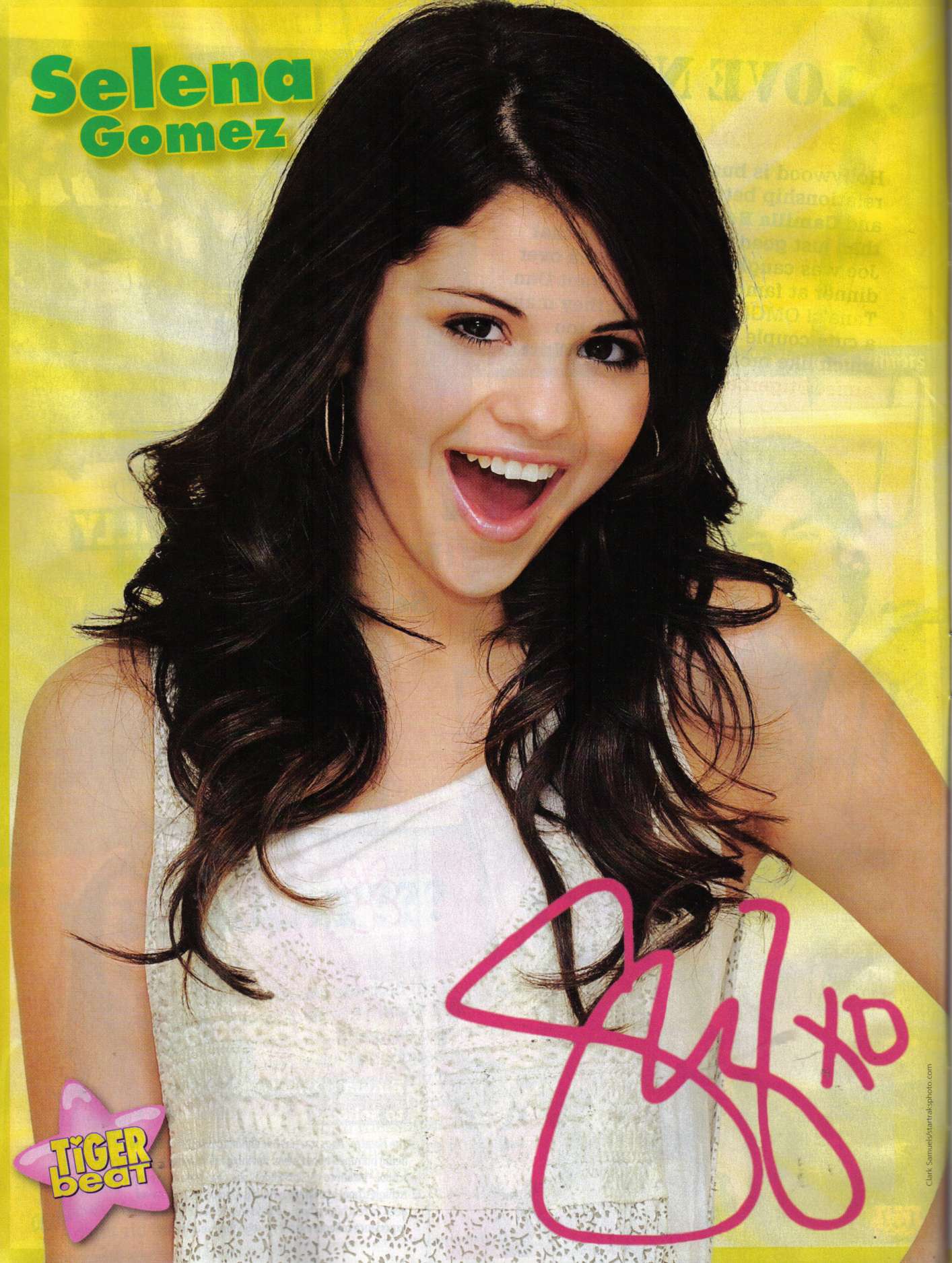 Силены. Селена Гомес автограф. Selena Gomez Autograph.