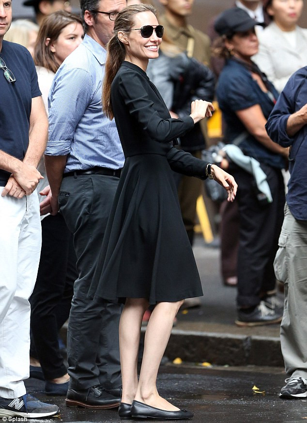 Angelina Jolie Embraces the Ballet Flat Trend in Paris – Footwear News