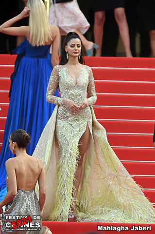 Mahlagha Jaberi at the premiere of "France" during the Cannes Film Festival 