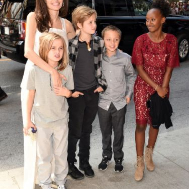 Family Fun! Angelina Jolie Steps Out with 5 of Her 6 Kids to the Toronto Film Festival