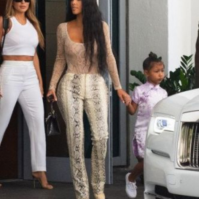 Kim Kardashian was mocked by fans for ridiculous snake trousers