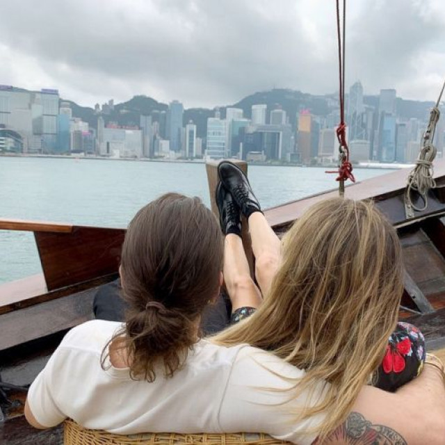 Heidi Klum and Tom Kaulitz rest in Hong Kong
