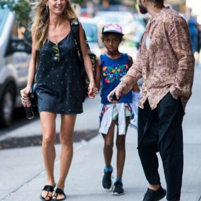 Heidi Klum with his fiance and children is resting in Paris