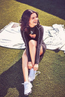 Selena Gomez advertises Puma Cali Bold sneakers