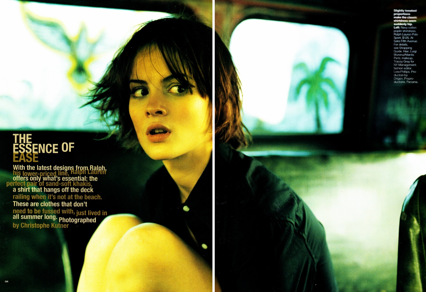 Photo from Michelle Behennah - Elle US, May 1997