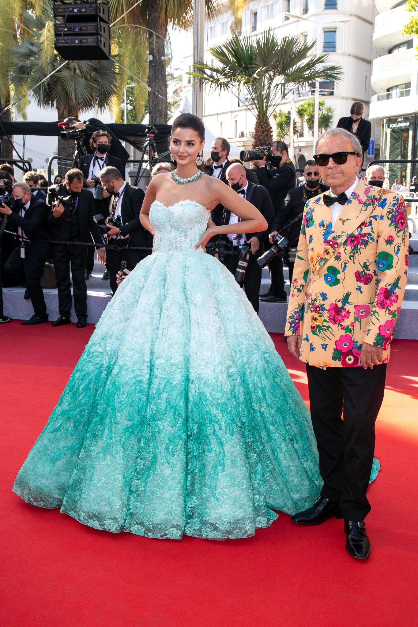 Mahlagha Jaberi at the premiere of "Tre Piani" during the Cannes Film Festival 
