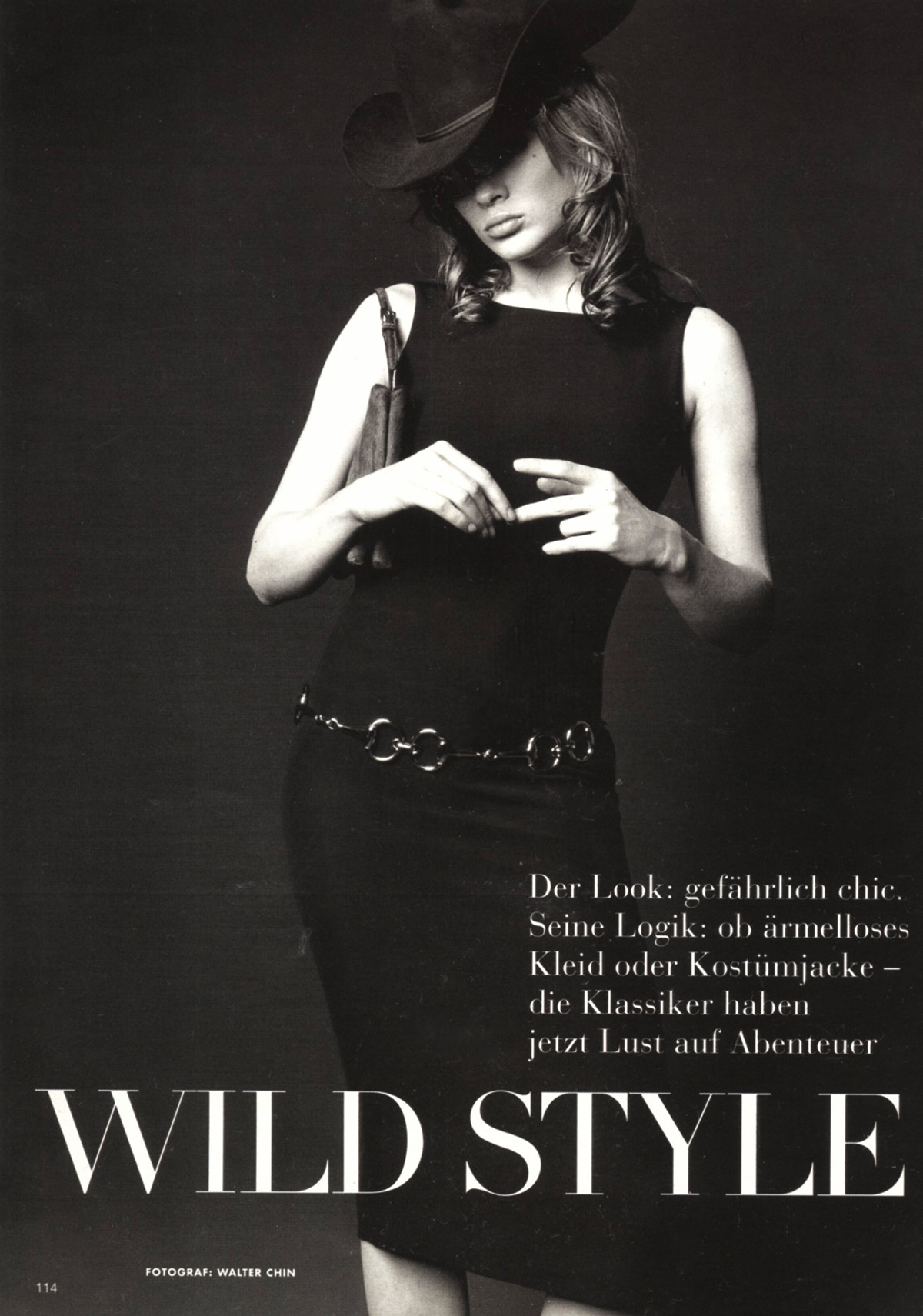 Photo from Michelle Behennah - Vogue Germany, June 1996