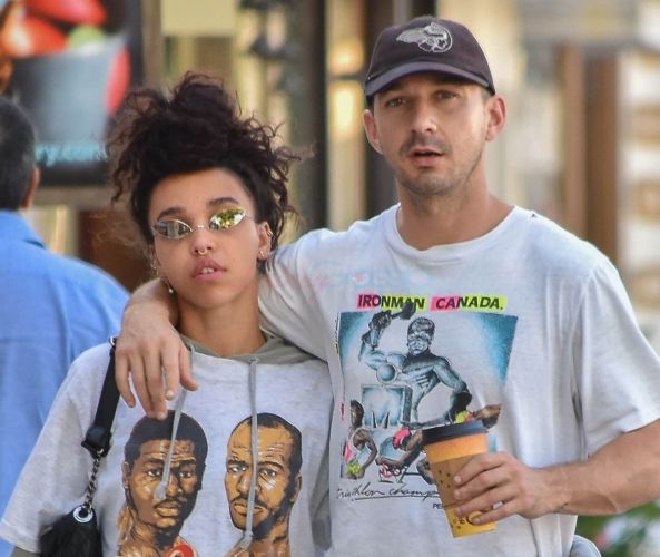 Shia LaBeouf and FKA Twigs celebrated their first Christmas together ...